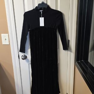 Chic Black Kids Casual Dress